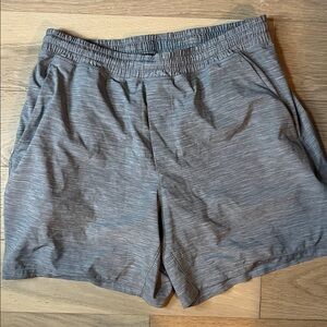 lululemon athletica Heathered Gray Men's Athletic Shorts